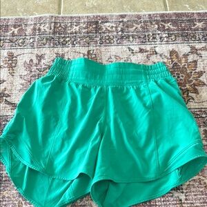 Women's Green Athletic Shorts